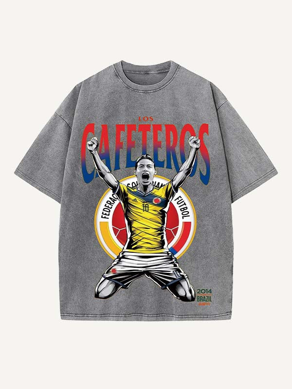 James Rodríguez Print Round Neck T-shirt