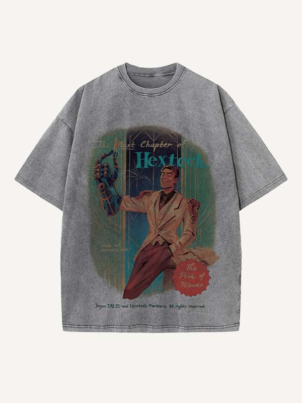 Arcane Print Round Neck T-shirt