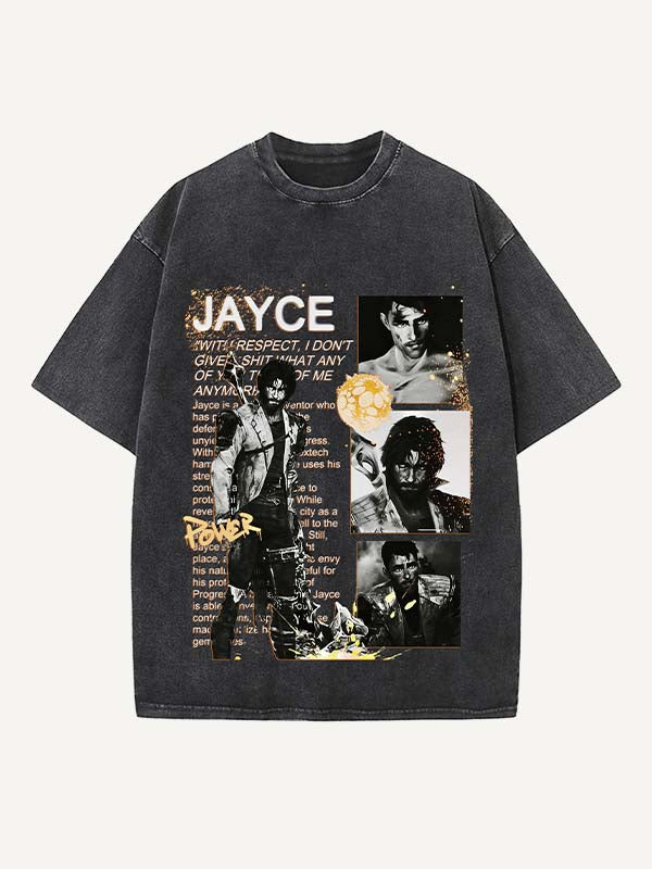 Arcane Print Round Neck T-shirt