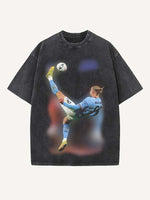 Erling Haaland Print Round Neck T-shirt