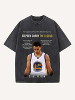 Stephen Curry Print Round Neck T-shirt