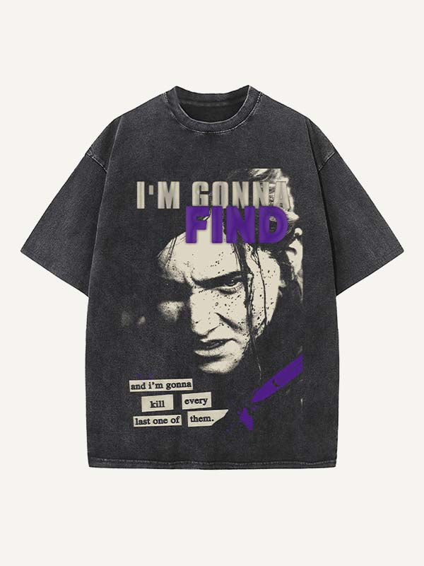 The Last of Us Print Round Neck T-shirt