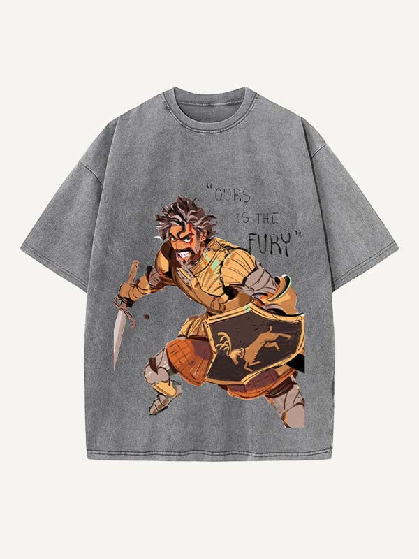 A Knight of the Seven Kingdoms Print Round Neck T-shirt