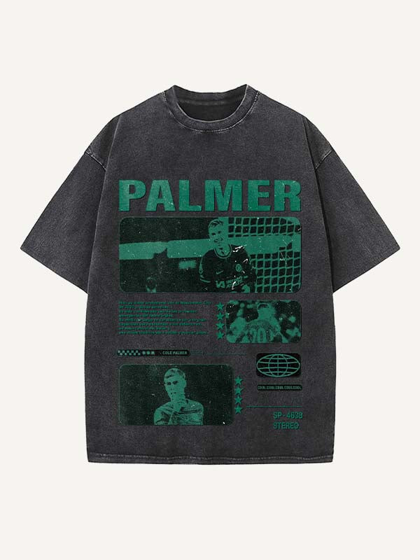 Cole Palmer Print Round Neck T-shirt