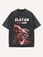 Zlatan Ibrahimović Print Round Neck T-shirt