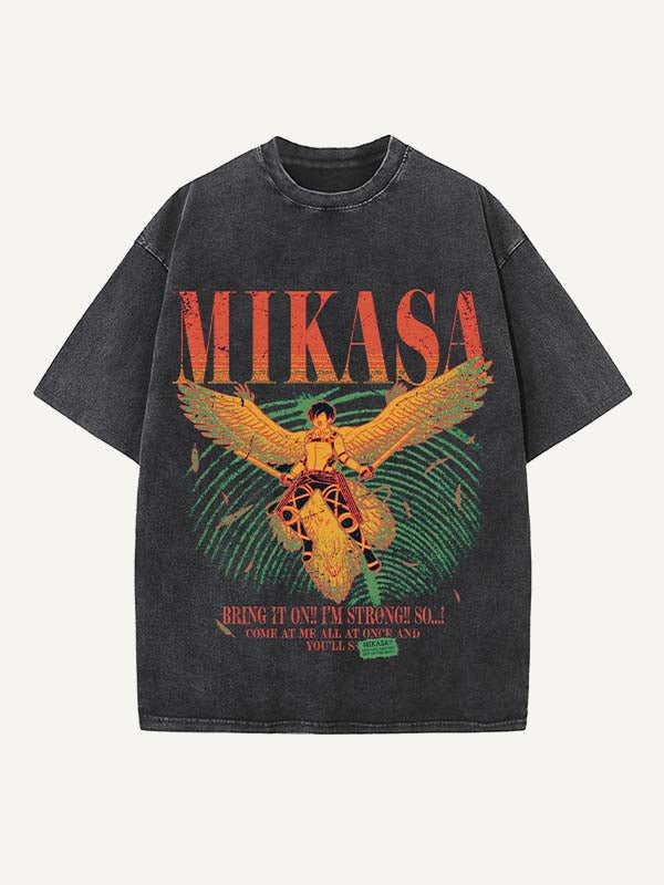 Attack on Titan Print Round Neck T-shirt