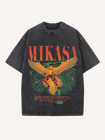 Attack on Titan Print Round Neck T-shirt