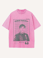 George Russell Print Round Neck T-shirt