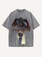 Attack on Titan Print Round Neck T-shirt