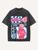 Pierre Gasly Print Round Neck T-shirt