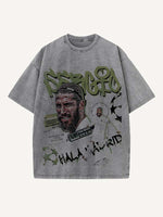 Sergio Ramos Print Round Neck T-shirt