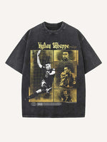 Kylian Mbappé Print Round Neck T-shirt