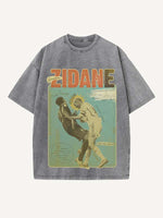 Zizou Print Round Neck T-shirt