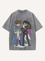 Code Geass Print Round Neck T-shirt