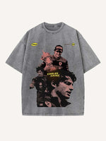 Carlos Sainz Print Round Neck T-shirt