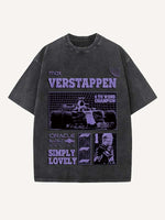 Max Verstappen Print Round Neck T-shirt