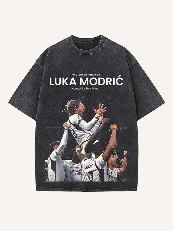 Luka Modrić Print Round Neck T-shirt
