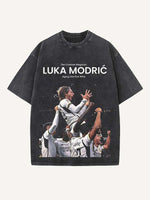 Luka Modrić Print Round Neck T-shirt