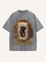 Attack on Titan Print Round Neck T-shirt