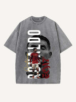 Cristiano Ronaldo Print Round Neck T-shirt