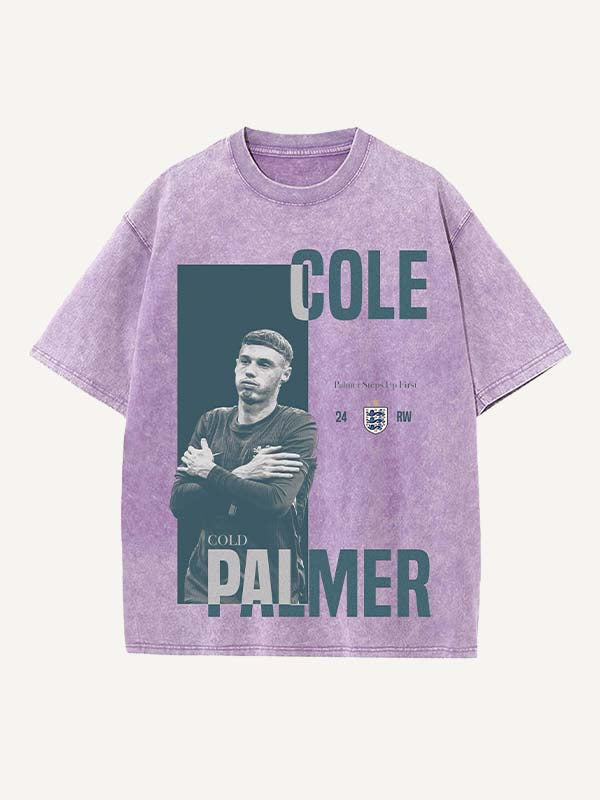 Cole Palmer Print Round Neck T-shirt