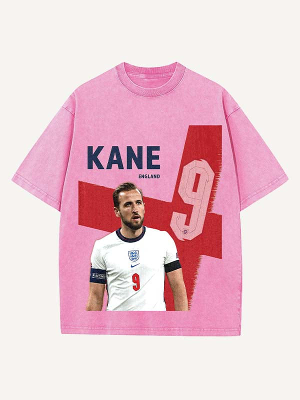 Harry Kane Print Round Neck T-shirt