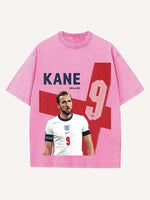 Harry Kane Print Round Neck T-shirt