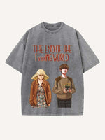 The End of the Fxxxing World Print Round Neck T-shirt