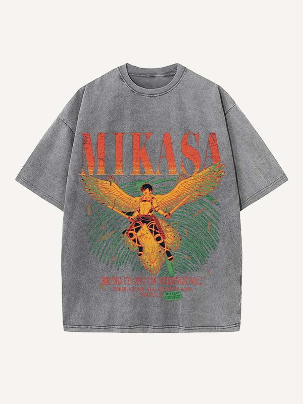 Attack on Titan Print Round Neck T-shirt