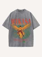 Attack on Titan Print Round Neck T-shirt