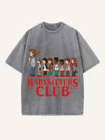 Stranger Things Print Round Neck T-shirt