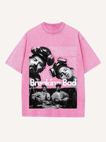 Breaking Bad Print Round Neck T-shirt