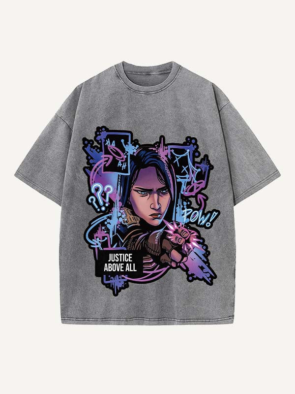 Arcane Print Round Neck T-shirt