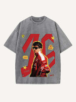 Charles Leclerc Print Round Neck T-shirt