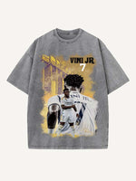 Vinícius Júnior Print Round Neck T-shirt