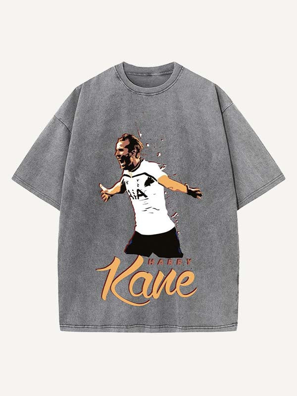 Harry Kane Print Round Neck T-shirt