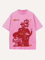 Charles Leclerc Print Round Neck T-shirt