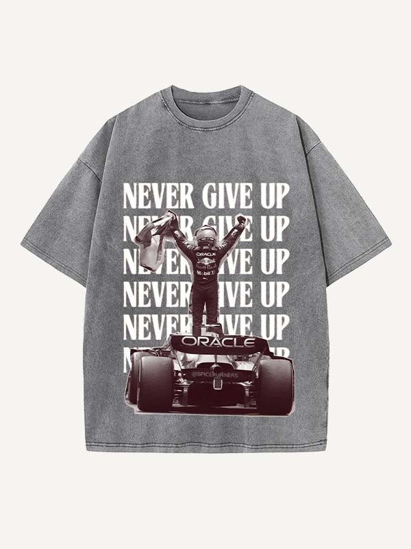 Sergio Perez Print Round Neck T-shirt