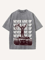 Sergio Perez Print Round Neck T-shirt