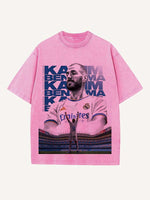 Karim Benzema Print Round Neck T-shirt