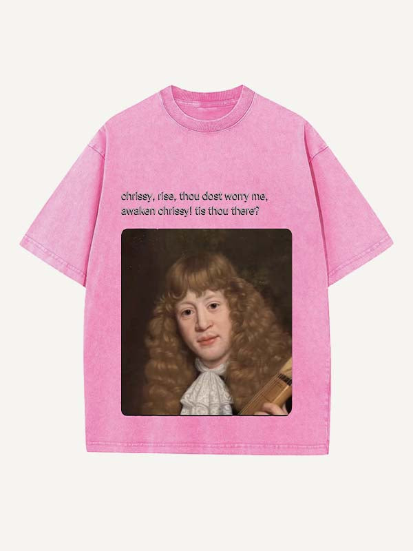 Stranger Things Print Round Neck T-shirt