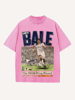 Gareth Bale Print Round Neck T-shirt