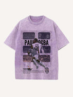Paul Pogba Print Round Neck T-shirt