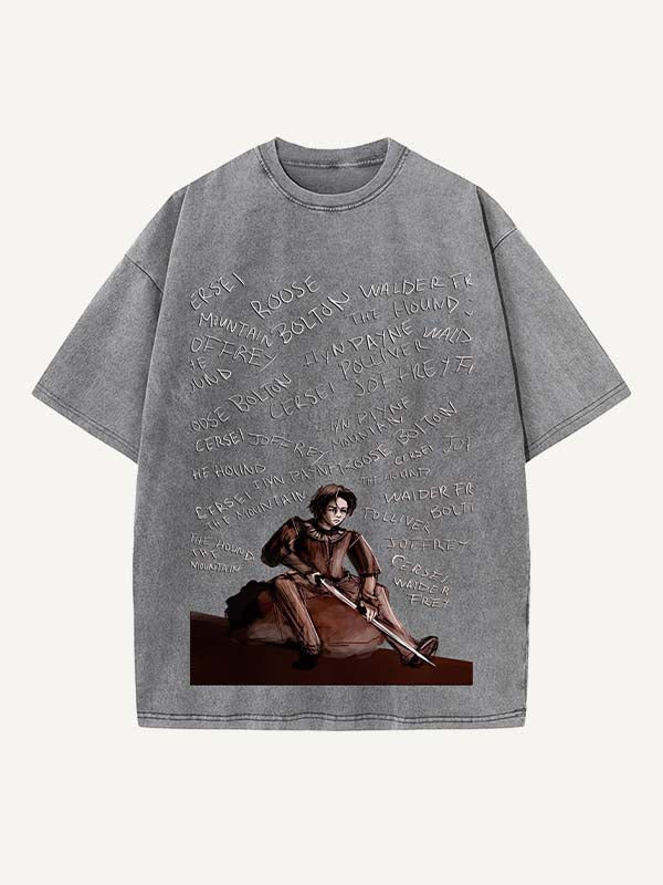 Game of Thrones Print Round Neck T-shirt