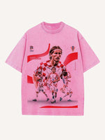 Luka Modrić Print Round Neck T-shirt