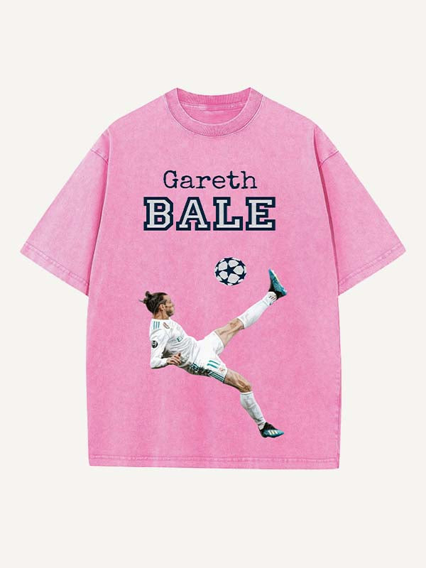 Gareth Bale Print Round Neck T-shirt