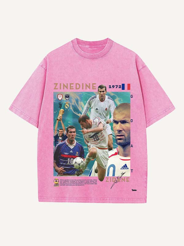 Zizou Print Round Neck T-shirt