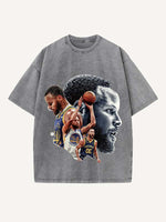 Stephen Curry Print Round Neck T-shirt
