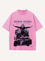 George Russell Print Round Neck T-shirt
