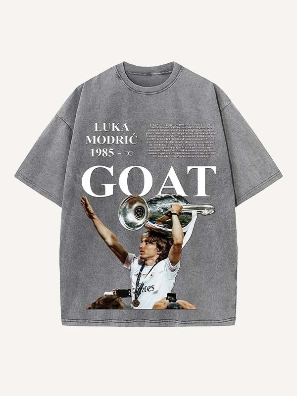 Luka Modrić Print Round Neck T-shirt